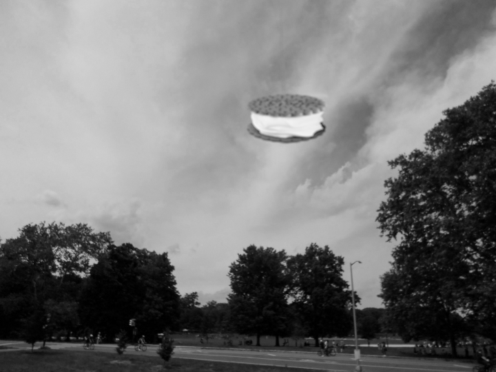 Carvel Flying Saucer Over Prospect Park
